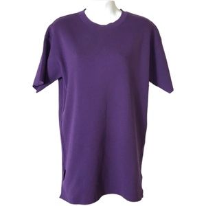 Topshop Purple Stretch Tunic Top Mini Dress Size 2